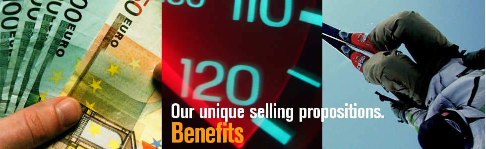 Our unique selling propositions.